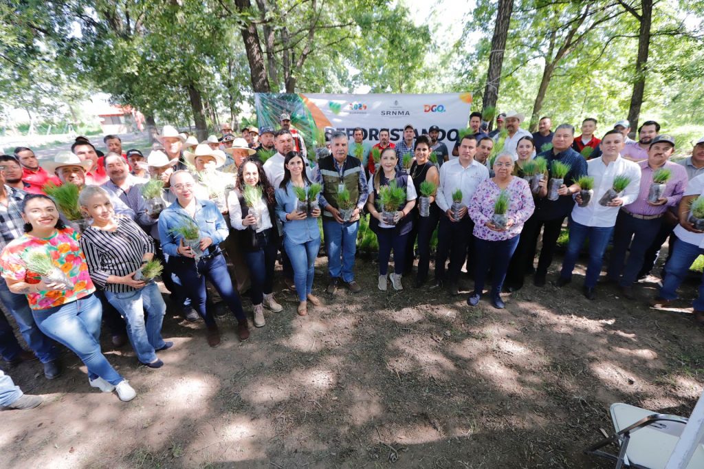 Impulsa Gobierno de Esteban reforestación en los municipios de Durango